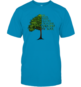 And Into The Forest I Go To Lose My Mind And Find My Soul Graphic Men Cotton T-Shirt