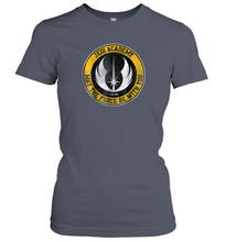 Load image into Gallery viewer, Star Wars Jedi Academy Gold Emblem Graphic Women Cotton T-Shirt