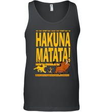 Load image into Gallery viewer, Disney Lion King Classic Hakuna Crew Men Cotton Tank Top
