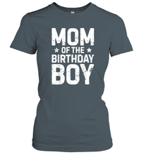 Load image into Gallery viewer, Mom of the Birthday Boy T shirt Mother Mama Moms Women Gifts Women Cotton T-Shirt