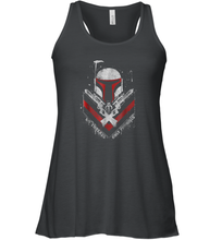 Load image into Gallery viewer, Star Wars Boba Fett No Threats Only Promises Graphic Women Racerback Tank