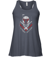 Load image into Gallery viewer, Star Wars Boba Fett No Threats Only Promises Graphic Women Racerback Tank