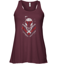 Load image into Gallery viewer, Star Wars Boba Fett No Threats Only Promises Graphic Women Racerback Tank