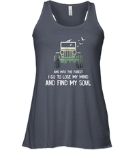 Load image into Gallery viewer, I Go To Lose My Mind And Find My Soul Jeep Women Racerback Tank