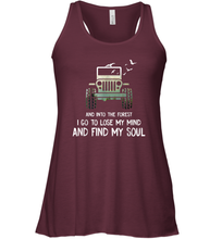 Load image into Gallery viewer, I Go To Lose My Mind And Find My Soul Jeep Women Racerback Tank
