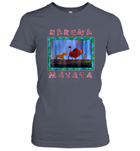 Load image into Gallery viewer, Disney Lion King Hakuna Matata Pattern Square Women Cotton T-Shirt