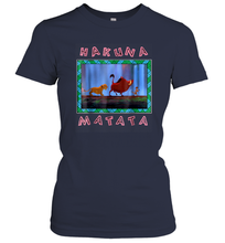 Load image into Gallery viewer, Disney Lion King Hakuna Matata Pattern Square Women Cotton T-Shirt
