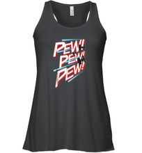 Load image into Gallery viewer, Star Wars TIE Fighter Pew Pew Pew Graphic Women Racerback Tank
