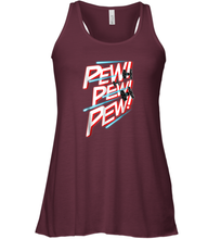 Load image into Gallery viewer, Star Wars TIE Fighter Pew Pew Pew Graphic Women Racerback Tank