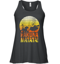 Load image into Gallery viewer, Disney Lion King Hakuna Matata Profile Graphic Women Racerback Tank