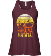 Load image into Gallery viewer, Disney Lion King Hakuna Matata Profile Graphic Women Racerback Tank