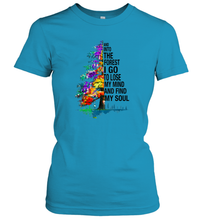 Load image into Gallery viewer, And Into The Forest I Go To Lose My Mind And Find My Soul Gift Women Cotton T-Shirt