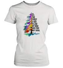 Load image into Gallery viewer, And Into The Forest I Go To Lose My Mind And Find My Soul Gift Women Cotton T-Shirt