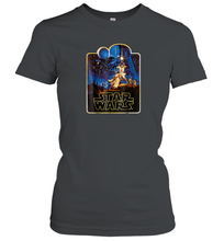 Load image into Gallery viewer, Star Wars Vintage Poster Art Women Cotton T-Shirt