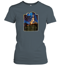 Load image into Gallery viewer, Star Wars Vintage Poster Art Women Cotton T-Shirt