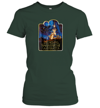 Load image into Gallery viewer, Star Wars Vintage Poster Art Women Cotton T-Shirt