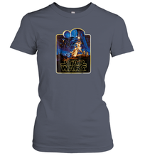Load image into Gallery viewer, Star Wars Vintage Poster Art Women Cotton T-Shirt