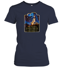 Load image into Gallery viewer, Star Wars Vintage Poster Art Women Cotton T-Shirt