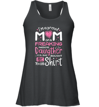 Load image into Gallery viewer, I'm A Proud Mom Of A Freaking Awesome Daughter T shirt Moms Women Racerback Tank