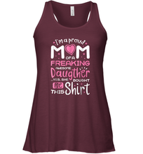 Load image into Gallery viewer, I'm A Proud Mom Of A Freaking Awesome Daughter T shirt Moms Women Racerback Tank