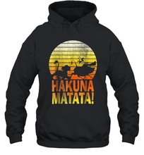 Load image into Gallery viewer, Disney Lion King Hakuna Matata Profile Graphic Unisex Hooded Sweatshirt