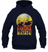 Load image into Gallery viewer, Disney Lion King Hakuna Matata Profile Graphic Unisex Hooded Sweatshirt