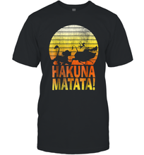 Load image into Gallery viewer, Disney Lion King Hakuna Matata Profile Graphic Men Cotton T-Shirt