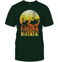 Load image into Gallery viewer, Disney Lion King Hakuna Matata Profile Graphic Men Cotton T-Shirt