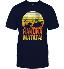 Load image into Gallery viewer, Disney Lion King Hakuna Matata Profile Graphic Men Cotton T-Shirt