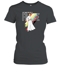 Load image into Gallery viewer, Star Wars Princess Leia Don't Make Me Use The Force Women Cotton T-Shirt
