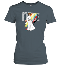 Load image into Gallery viewer, Star Wars Princess Leia Don't Make Me Use The Force Women Cotton T-Shirt