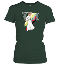 Load image into Gallery viewer, Star Wars Princess Leia Don't Make Me Use The Force Women Cotton T-Shirt