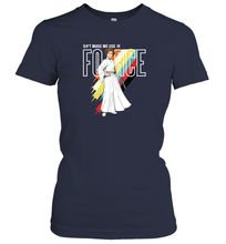 Load image into Gallery viewer, Star Wars Princess Leia Don't Make Me Use The Force Women Cotton T-Shirt