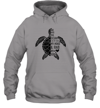 Load image into Gallery viewer, Funny Love Ocean Tee Shirt Turtle Gifts Unisex Hooded Sweatshirt