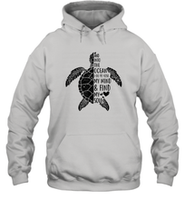 Load image into Gallery viewer, Funny Love Ocean Tee Shirt Turtle Gifts Unisex Hooded Sweatshirt