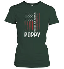 Load image into Gallery viewer, Poppy The Man The Myth The Legend T Shirt Grandpa Women Cotton T-Shirt