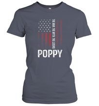 Load image into Gallery viewer, Poppy The Man The Myth The Legend T Shirt Grandpa Women Cotton T-Shirt