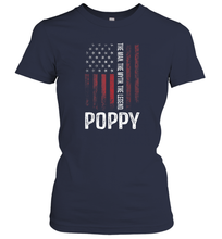 Load image into Gallery viewer, Poppy The Man The Myth The Legend T Shirt Grandpa Women Cotton T-Shirt