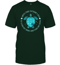 Load image into Gallery viewer, Into The Ocean I Go To Lose My Mind And Find My Soul Gifts Men Cotton T-Shirt
