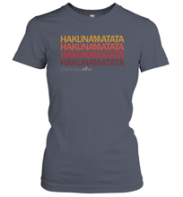 Load image into Gallery viewer, Disney Lion King Hakuna Matata Sunset Colors Women Cotton T-Shirt