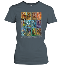 Load image into Gallery viewer, Star Wars Celebration Mural Art Panels Women Cotton T-Shirt