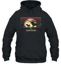 Load image into Gallery viewer, Disney The Lion King Simba And Friends Sunset Logo Unisex Hooded Sweatshirt