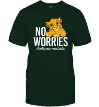 Load image into Gallery viewer, Disney Lion King Classic No Worries Simba Men Cotton T-Shirt