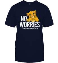Load image into Gallery viewer, Disney Lion King Classic No Worries Simba Men Cotton T-Shirt