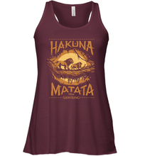 Load image into Gallery viewer, Disney The Lion King Live Action Hakuna Matata Sunset Poster Women Racerback Tank