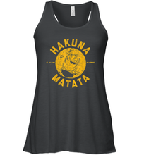 Load image into Gallery viewer, Disney Lion King Distressed Hakuna Matata Stamp Graphic Women Racerback Tank