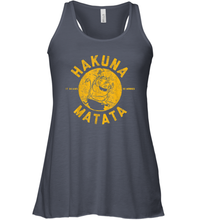 Load image into Gallery viewer, Disney Lion King Distressed Hakuna Matata Stamp Graphic Women Racerback Tank