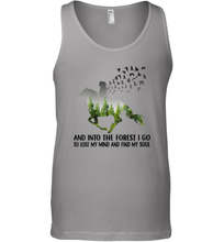 Load image into Gallery viewer, Womens And Into The Forest I go to Lose My mind and find my Soul Men Cotton Tank Top