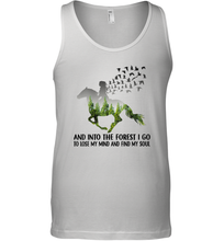 Load image into Gallery viewer, Womens And Into The Forest I go to Lose My mind and find my Soul Men Cotton Tank Top