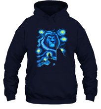 Load image into Gallery viewer, Disney Lion King Mufasa Starry Night Pride Rock Unisex Hooded Sweatshirt